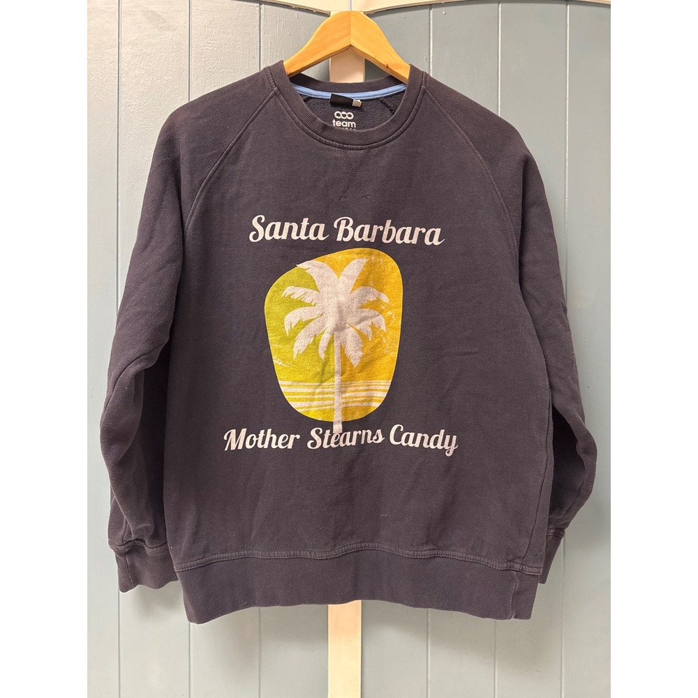 Santa Barbara Mother Stearns Candy Sweatshirt Crewneck Palm Tree Graphic Mens M